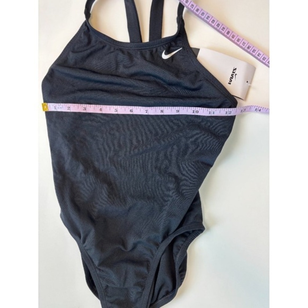 NEW Nike Hydrastrong Fastback One Piece Swimsuit Black 30 Watersports Consign - Picture 12 of 12